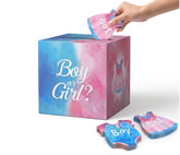 Ferrywala Boy or Girl Gender Prediction Voting Box Kit with Cards – Baby Shower Game Kit, 1 Box + 40 Voting Cards (Boy & Girl), Fun Party Activity for Baby Shower Decorations