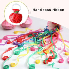 FERRYWALA 10Pcs Throw Streamers Mix Color Hand Throw Confetti Streamers Multicolor Hand-Throw Streamer Party Favor Birthday Party Vibe Boosters Haldi-Mehendi Celebration