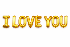 I LOVE YOU Decoration Combo (40 Balloons Set)