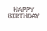Happy Birthday Silver Foil Balloon Banner