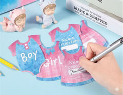 Ferrywala Boy or Girl Gender Prediction Voting Box Kit with Cards – Baby Shower Game Kit, 1 Box + 40 Voting Cards (Boy & Girl), Fun Party Activity for Baby Shower Decorations