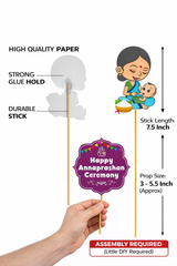 16 PCS Annaprashan Photo Booth Props Set