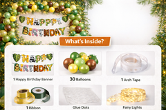 Jungle Theme Birthday Decoration Kit for Kids