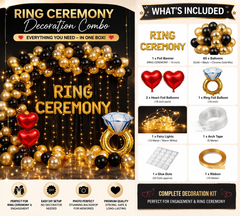 Ring Ceremony combo (60 balloons set)